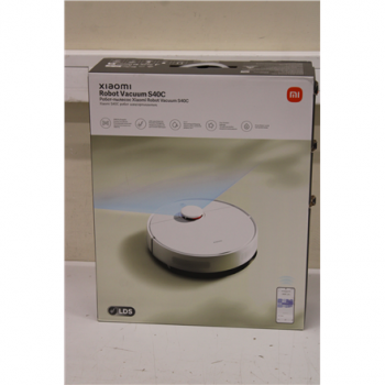 SALE OUT. Xiaomi Robot Vacuum S40C EU | SALE OUT. Xiaomi Robot Vacuum S40C EU | Wet&Dry | 2600 mAh | Dust capacity 0.52 L | 5000 Pa | White | DAMAGED PACKAGING