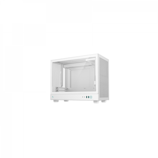 Deepcool Case | CH160 PLUS WH | White | Micro ATX