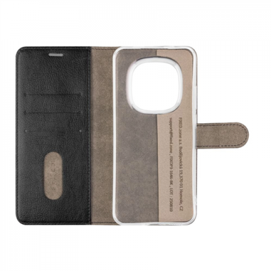Fixed Opus | Book Case | Xiaomi | Redmi Note 15 Pro 5G | Leather | Black