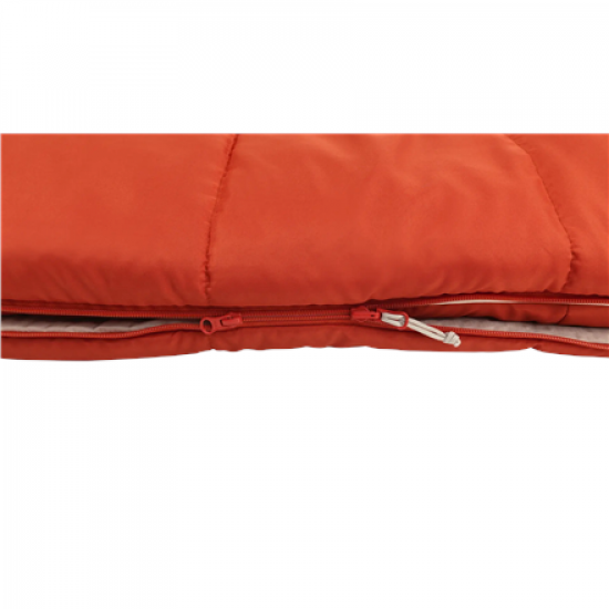 Outwell Contour Lux Red Sleeping Bag - Left zipper
