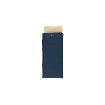 Outwell Contour Lux Deep Blue Sleeping Bag - Left zipper
