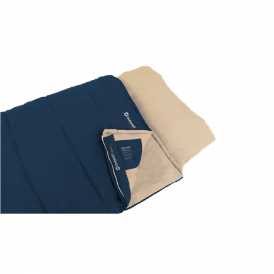 Outwell Contour Lux Deep Blue Sleeping Bag - Left zipper
