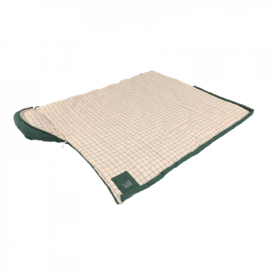 Outwell Camper Prime Sleeping Bag, Left zipper, Green