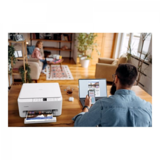 Canon | Multifunctional printer | PIXMA TS6550i | Inkjet | Colour | A4 | Wi-Fi | White