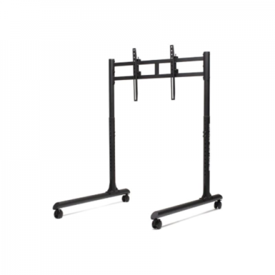 Next Level Racing Floor stand | Round Tube Freestanding Single Monitor Stand | Up to 65 