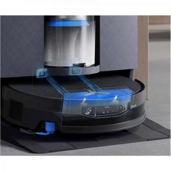 Ecovacs Robot Vacuum Cleaner | DEEBOT X12 OmniCyclone | Wet&Dry | Li-Ion | 4000 mAh | Dust capacity 0.25 L | 22000 Pa | Gray