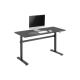 Manually adjustable sit-stand desk EO0027 | 70-117 cm | Maximum load weight 40 kg | Black