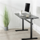 Manually adjustable sit-stand desk EO0027 | 70-117 cm | Maximum load weight 40 kg | Black