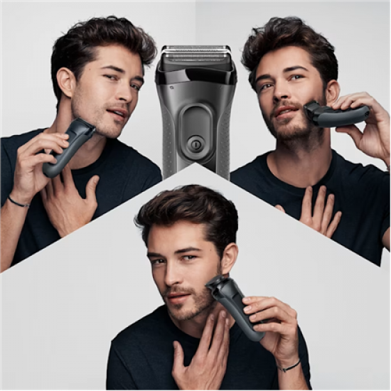 Braun Shave&Style Shaver | 3000BT Series 3 | Operating time (max) 45 min | NiMH | Black