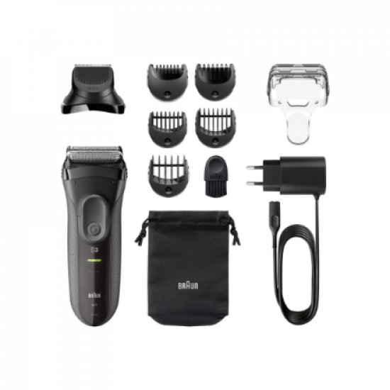 Braun Shave&Style Shaver | 3000BT Series 3 | Operating time (max) 45 min | NiMH | Black