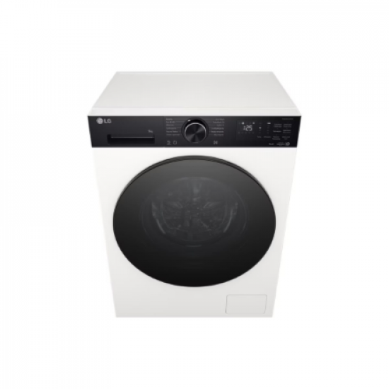 LG Washing machine | F2X50S9THB | Energy efficiency class A | Front loading | Washing capacity 9 kg | 1200 RPM | Depth 48 cm | Width 60 cm | LED | Steam function | Direct drive | Wi-Fi | White