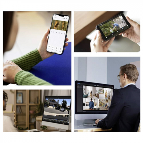 Reolink 4K Dual-Band Wi-Fi 6 Indoor Camera with Auto Tracking | E Series E340 | PTZ | 8 MP | 2.8-8mm/F1.6 | Micro SD, Max. 512GB