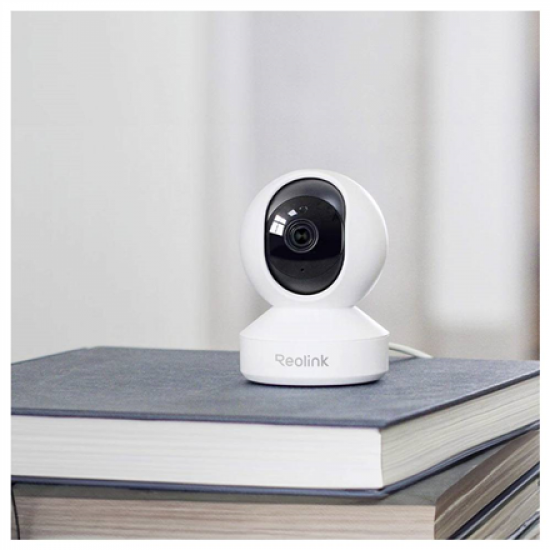 Reolink 4K Dual-Band Wi-Fi 6 Indoor Camera with Auto Tracking | E Series E340 | PTZ | 8 MP | 2.8-8mm/F1.6 | Micro SD, Max. 512GB