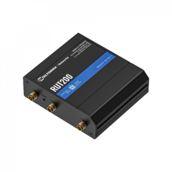 Teltonika LTE Cat 4 Router | RUT200 | 802.11n | 10/100 Mbit/s | Ethernet LAN (RJ-45) ports 2 | Mesh Support No | MU-MiMO No | No mobile broadband
