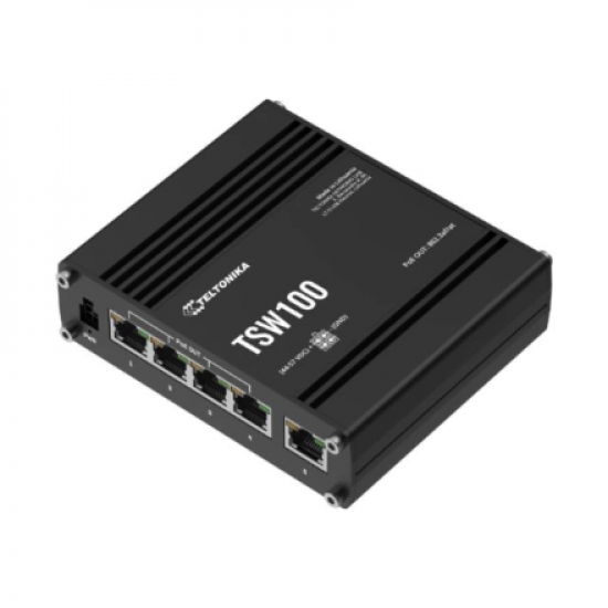 Teltonika Ethernet Switch | TSW100 | Unmanaged | Wall-mountable