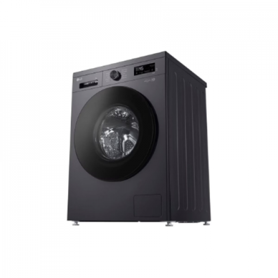 LG Washing machine | F4X1009NMB | Energy efficiency class A | Front loading | Washing capacity 9 kg | 1400 RPM | Depth 55 cm | Width 60 cm | Display | LED | Steam function | Direct drive | Wi-Fi | Graphite Black