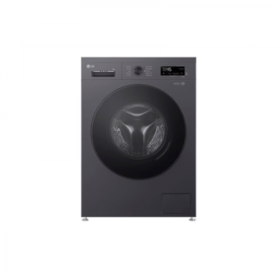 LG F4X1009NMB Washing machine, A, Front loading, Washing capacity 9 kg, Depth 55 cm, 1400 RPM, Black