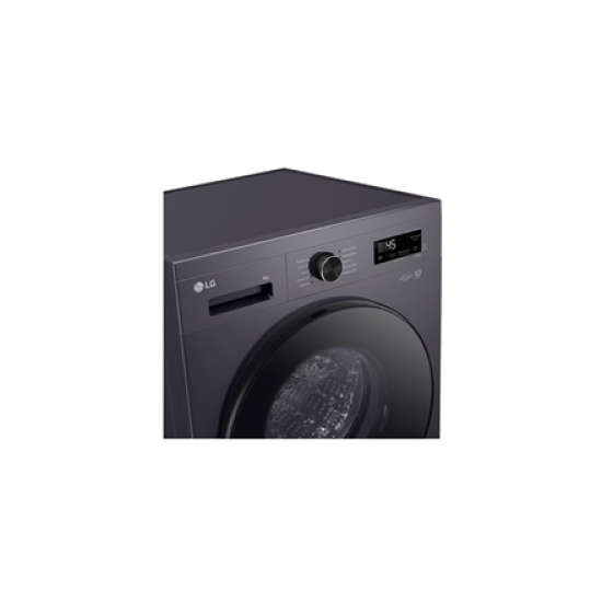 LG F4X1009NMB Washing machine, A, Front loading, Washing capacity 9 kg, Depth 55 cm, 1400 RPM, Black