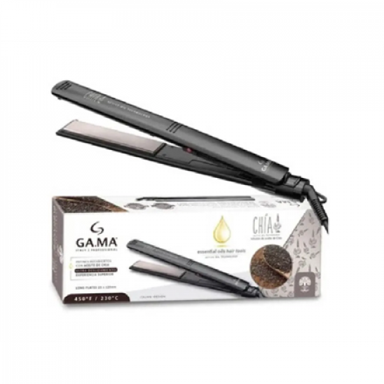 GA.MA GI0226 Elegance Chia Hair straightener, Black