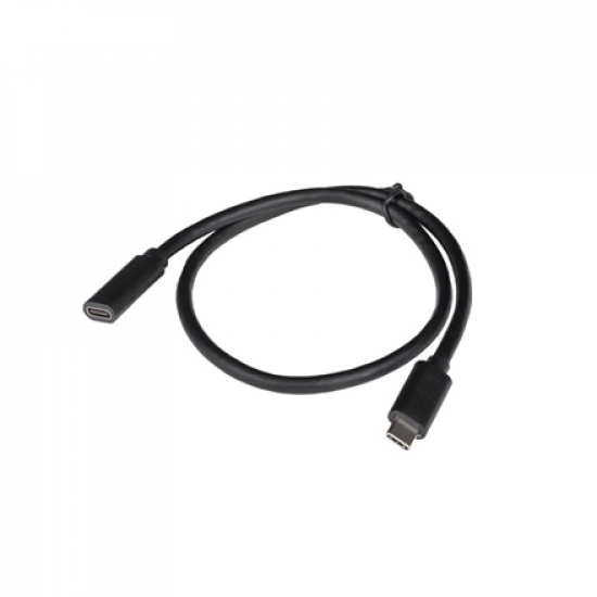 Lanberg USB-C M/F 3.1 Cable | CA-USBE-20CC-0005-BK