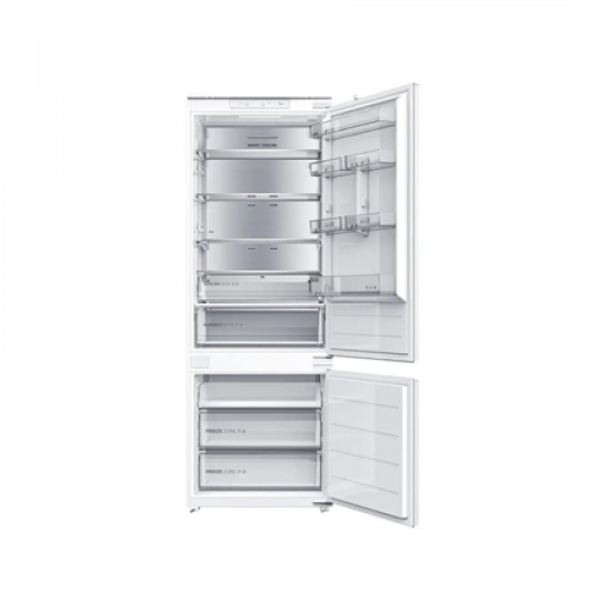 Midea Refrigerator | MDRE554FGD01D | Energy efficiency class D | Built-in | Combi | Height 195.3 cm | No Frost system | Fridge net capacity 298 L | Freezer net capacity 105 L | 29 dB | White