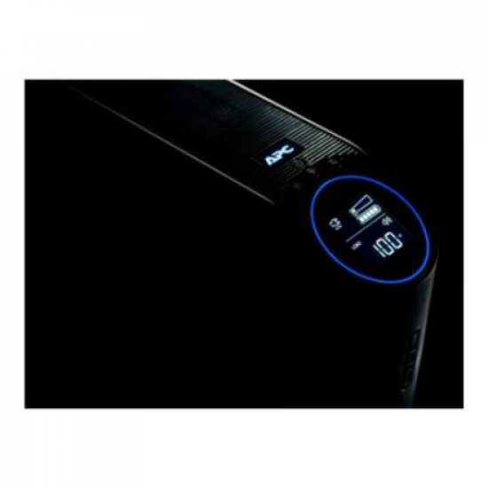 APC Back-UPS Pro for Gaming, 2200VA/1320W, Tower, 230V, 4x Schuko ir 2x IEC C13 lizdai, RGB Light, Pure Sine Wave, Midnight (Black) | Schneider Electric