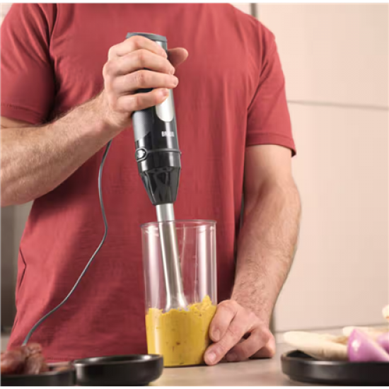 Braun Hand Blender | MQ55236M MultiQuick 5 Pro | Hand Blender | 750 W | Number of speeds 25 | Turbo mode | Black