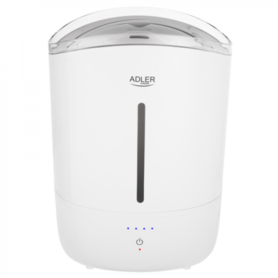 Adler Humidifier | AD 7971 | 30 W | Water tank capacity 5 L | Ultrasonic | Humidification capacity 100-250 ml/hr | White