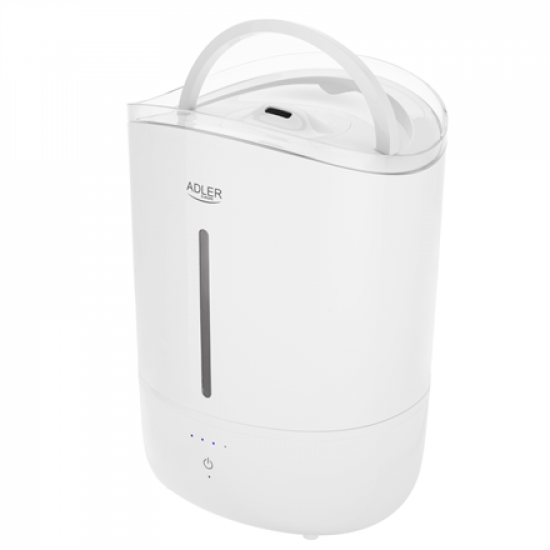 Adler Humidifier | AD 7971 | 30 W | Water tank capacity 5 L | Ultrasonic | Humidification capacity 100-250 ml/hr | White