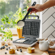 Mesko Waffle Maker | MS 3091 | 1800 W | Number of pastry 2 | Belgium | White