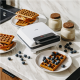 Mesko Waffle Maker | MS 3091 | 1800 W | Number of pastry 2 | Belgium | White