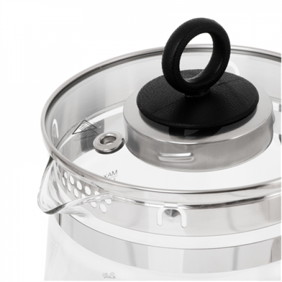 Adler Kettle | AD 1299 | Electric | 2200 W | 1.5 L | Glass | 360° rotational base | Black