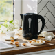 Adler Kettle | AD 1244 | Electric | 1850 W | 2.5 L | Plastic | 360° rotational base | Black