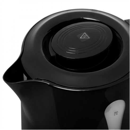 Adler Kettle | AD 1244 | Electric | 1850 W | 2.5 L | Plastic | 360° rotational base | Black