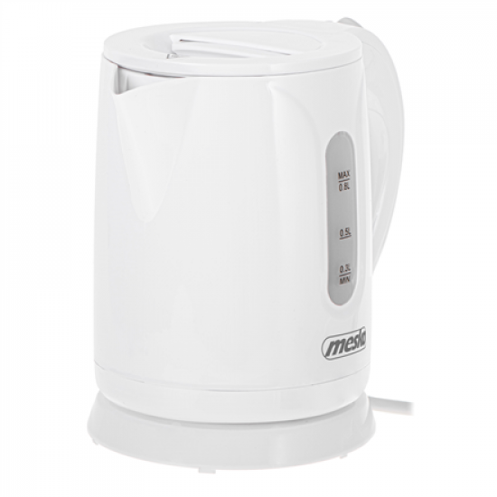 Mesko Kettle | MS 1376 | Electric | 850 W | 0.8 L | Plastic | 360° rotational base | White
