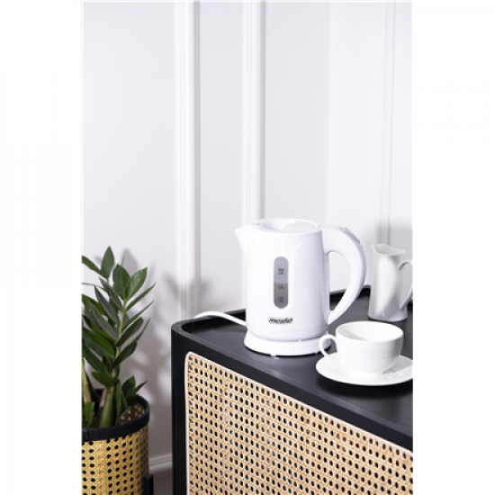 Mesko Kettle | MS 1376 | Electric | 850 W | 0.8 L | Plastic | 360° rotational base | White
