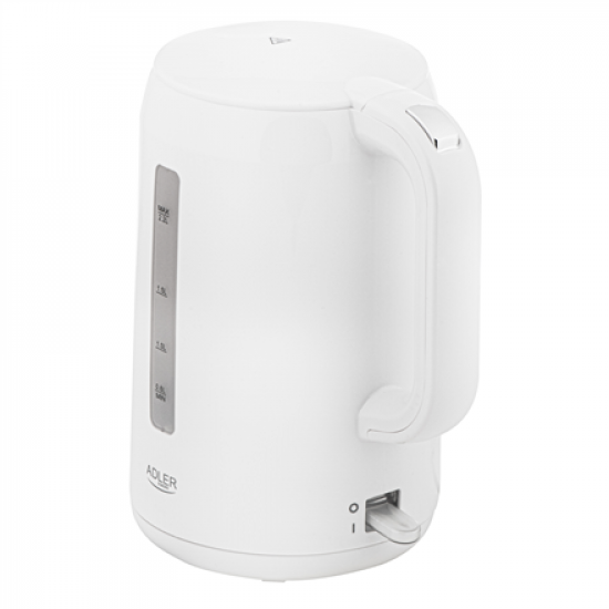 Adler Kettle | AD 1386 | Electric | 1850 W | 2.2 L | Plastic | 360° rotational base | White