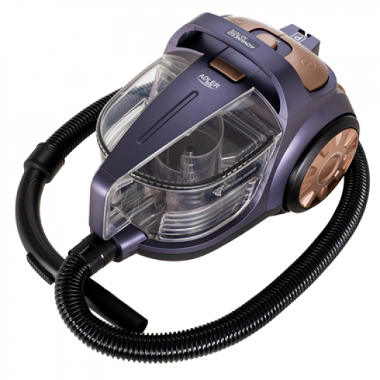 Adler Cyclone Vacuum Cleaner | AD 7076 | Bagless | Power 3000 W | Dust capacity 3.5 L | Violet