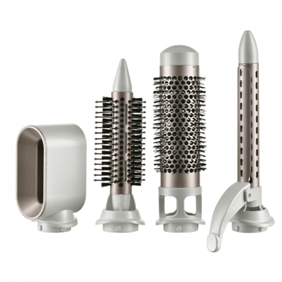 Adler 5-in-1 Curling Iron-Dryer | AD 2027 | Number of heating levels 2 | 1200 W | White/Champagne