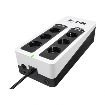 Eaton 3S Gen2 UPS DIN, 450 VA, 270 W, Input: Schuko, Outputs: (3) Schuko, (3) Schuko surge only, Tower | 3S450D