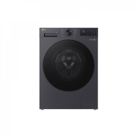 LG F2X50S9TBB Washing machine, A, Front loading, Washing capacity 9 kg, Depth 47.5 cm, 1200 RPM, Black | LG