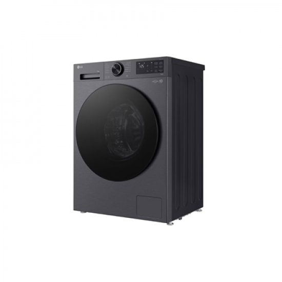LG F2X50S9TBB Washing machine, A, Front loading, Washing capacity 9 kg, Depth 47.5 cm, 1200 RPM, Black | LG