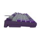Fury | Kanabo K2 | Gaming Keyboard | Wired | US | Gray/Purple | USB Type-A | Linear