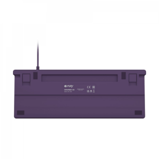Fury | Kanabo K2 | Gaming Keyboard | Wired | US | Gray/Purple | USB Type-A | Linear
