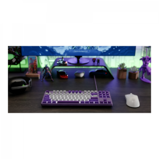Fury | Kanabo K2 | Gaming Keyboard | Wired | US | Gray/Purple | USB Type-A | Linear