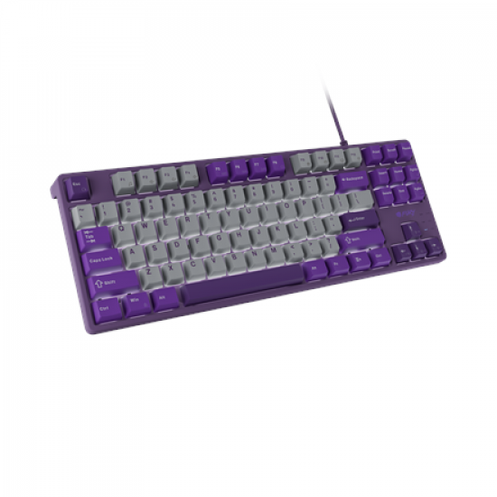 Fury | Kanabo K2 | Gaming Keyboard | Wired | US | Gray/Purple | USB Type-A | Linear