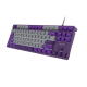 Fury | Kanabo K2 | Gaming Keyboard | Wired | US | Gray/Purple | USB Type-A | Linear