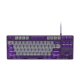 Fury | Kanabo K2 | Gaming Keyboard | Wired | US | Gray/Purple | USB Type-A | Linear