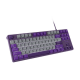 Fury | Kanabo K2 | Gaming Keyboard | Wired | US | Gray/Purple | USB Type-A | Linear