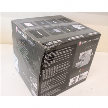 SALE OUT. Singer Sewing Machine | 14HD-854 Heavy Duty Serger | Number of stitches 8 | Grey | DAMAGED PACKAGING
